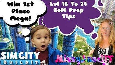 SimCity build it Win mega!!(COM PREP for level 18 to 24 )