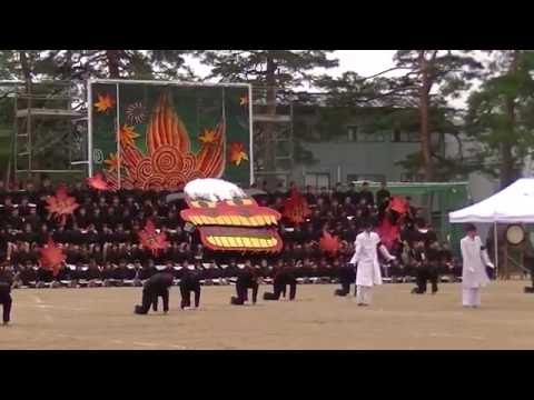 【岐阜】2016斐太高校体育祭　応援合戦　～赤団～