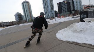 Rollerblading Inline Skating Flow Style