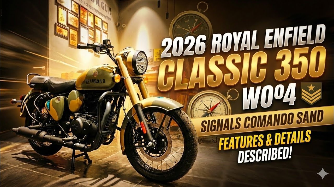 2026 Royal Enfield Classic 350 Signals Commando Sand: Review, Price & Features🔥🪖