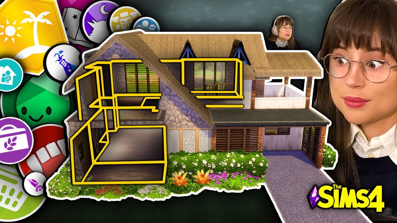 Building a House in The Sims but Each Room is a Different Pack - YouTube