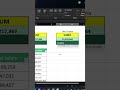Sumif Function in Microsoft Excel