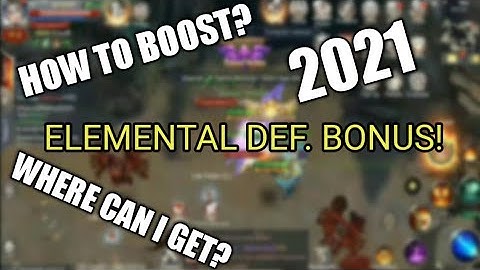 HOW TO BOOST YOUR ELEMENTAL DEF. 2021 - MU ORIGIN 2