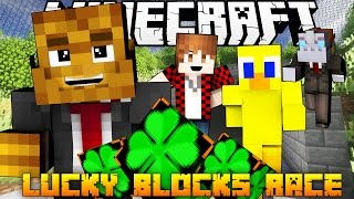 Minecraft Irish Lucky Blocks Mod Race (Modded Minigame) w/ BajanCanadian, Choco, and Nooch!