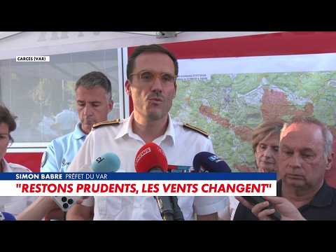 Miniature de la vidéo : Incendie dans le Var : «Nous restons prudents, le combat continue», prévient le préfet
