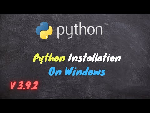 python installation 2021 || How to Install python 3.9.2 on windows 10 in 2021