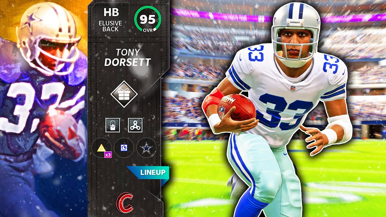 TONY DORSETT DISCONCEMBLES DEFENSES (3 TDs) - Madden 21 Ultimate Team "Campus Heroes"