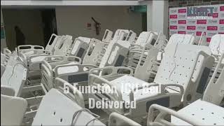 ICU Bed in Hospital |  ICU Bed name KRAFT | KRAFT 101 5 Function Motorized Bed | DELIVERED
