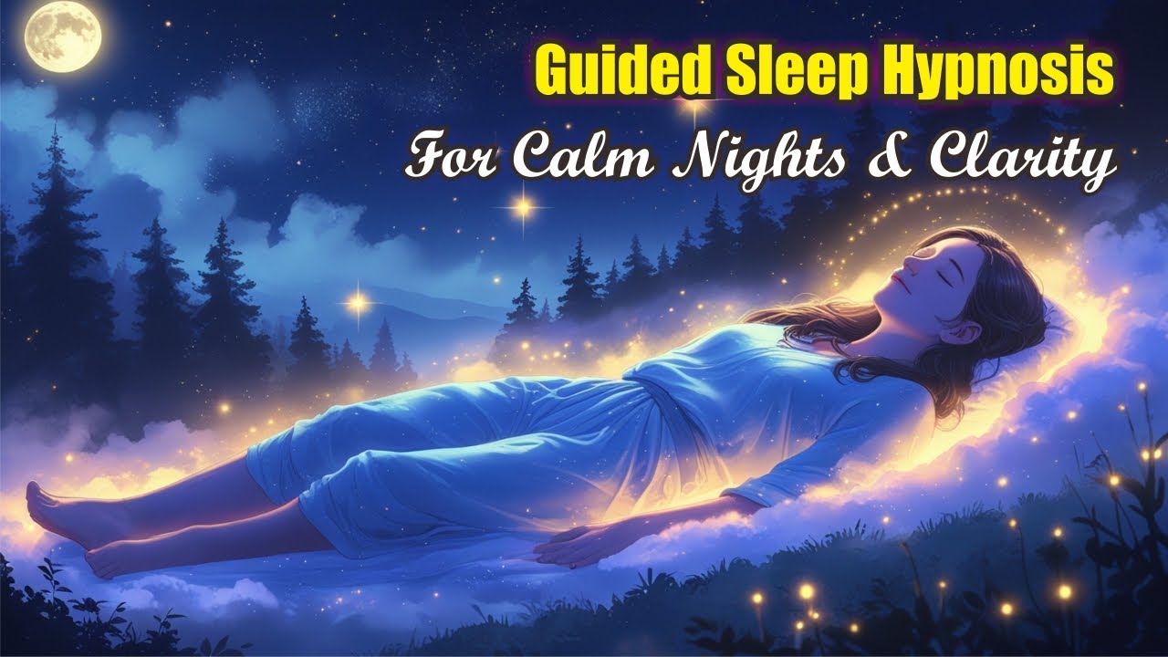 Guided Meditation for Deep Sleep Hypnosis | Calm Nights, Peaceful ...