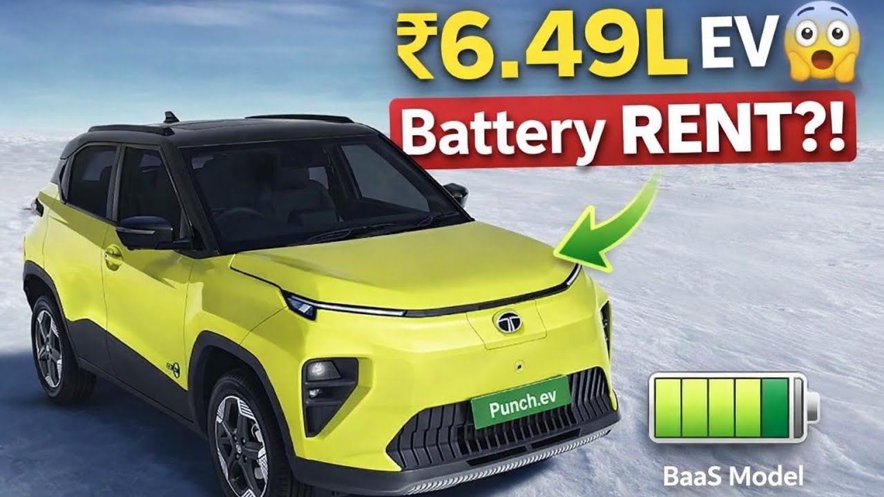 Tata PunchEV Facelift – BaaS Concept! & Full details about tata punchev#automobile #trending #viral 