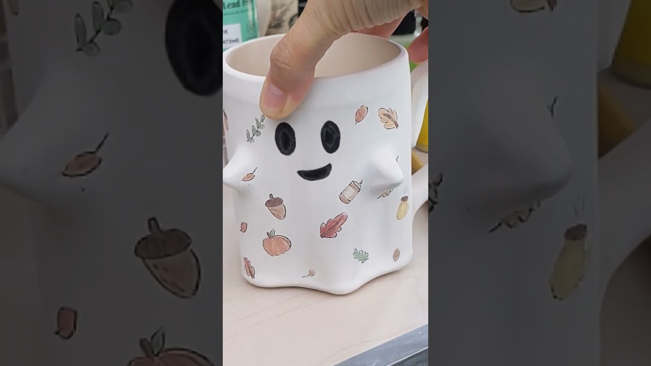 Handbuilt Ghost Mug! 👻