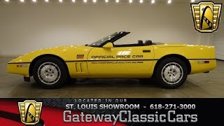 1986 Chevrolet Corvette Covertible Pace Car - Gateway Classic Cars St. Louis - #6338
