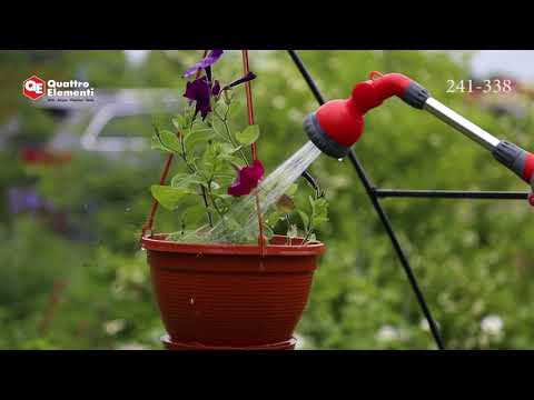 Пистолет поливочный QUATTRO ELEMENTI, телескопическая штанга 90-120 см.