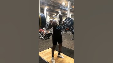 405(2x) Pause high bar squat PR