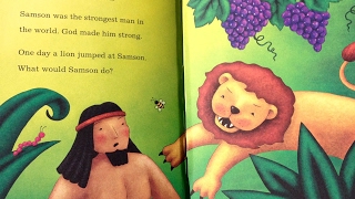 La Biblia para Los Niños y Bebés en Español  #33 Sansón lucha con un león #2MinutosCadaDía