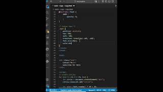 Animated Background for YouTube Videos | Easy HTML CSS JavaScript #shorts