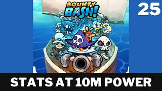 Stats at 10M Power - Bounty Bash 25