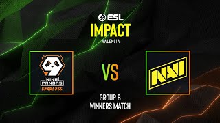 9 Pandas Fearless vs. NAVI Javelins - ESL Impact Valencia Finals