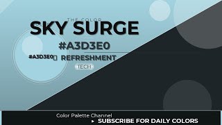 Discover Sky Surge: The Refreshing Gaming UI Color!
