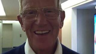 Lou Holtz at CFB Hall of Fame
