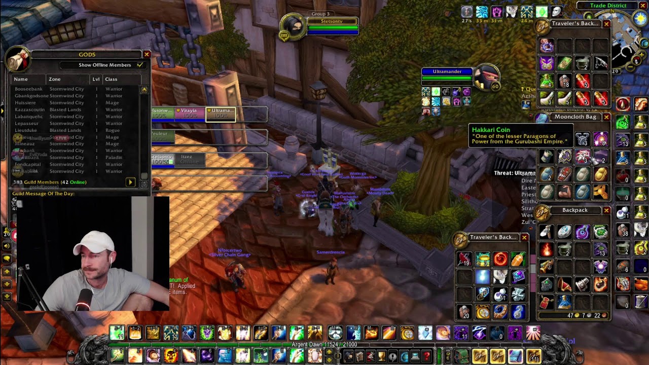 Thursday raid//Hardcore Priest//ZG/AQ 20