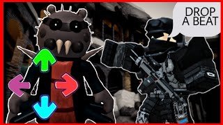 Roblox Mic Drop vs Piggy: Spidella. FNF