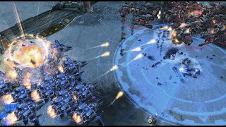 NUKES! Midrank - BrickFrog (T) vs Seryu (T) on Ghost River - StarCraft 2 - 2024