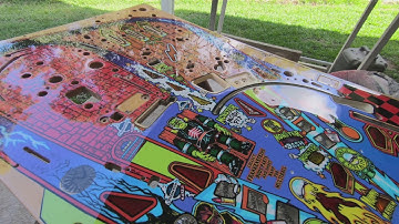 Custom Monsterbash Pinball Playfield