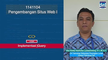 [Praktikum PSW I w10s02] Implementasi jQuery Untuk Pengembangan Web