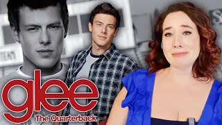 Vocal Coach SOBBING while watching THE QUARTERBACK Episode | Glee  S05E03