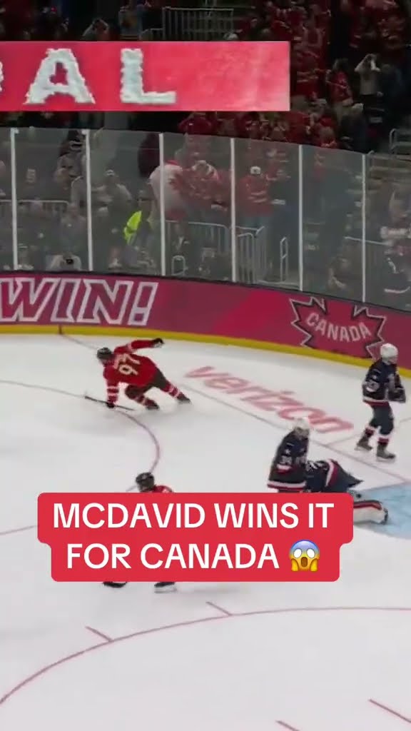Connor McDavid wins it for Canada ?