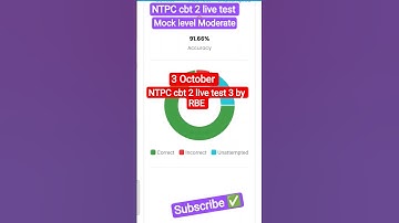 3 October 🏆 rbe live mock test today ✅ NTPC cbt 2 live test 3 by rbe ✅#rrb#ntpc#ntpccbt2#yt#ntpc2025