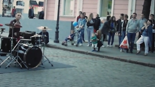 Ау ау ау - Ляпис Трубецкой - барабанщик, Одесса / Street Drummer, Odessa, Ukraine