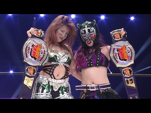 【スターダム】SLKとKARMAの初代NEW BLOODタッグ王者に日本現役女子最長身のタッグのレディ・CとHANAKOが挑戦表明！-3.25 NEW BLOOD Premium-【STARDOM】
