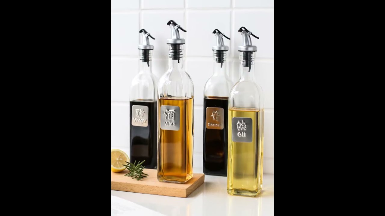 Should your use an oil and vinegar dispenser in kitchen?