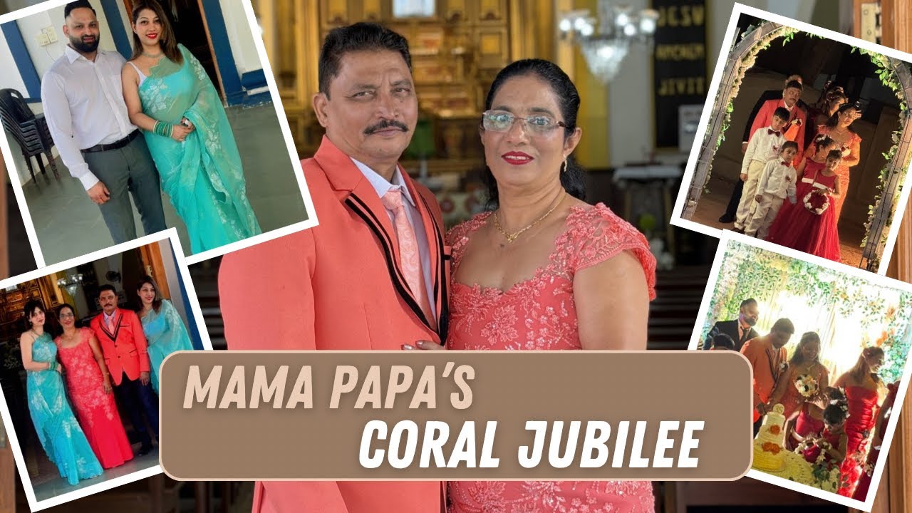 Mama Papa’s coral 🪸 Jubilee celebrations | 35th wedding anniversary | Goan vlog | function time| Goa