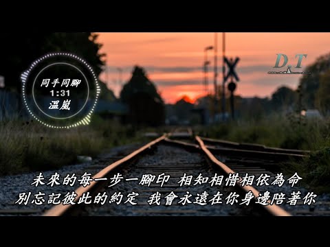同手同腳--溫嵐【 動態歌詞 Lyrics 】『未來的每一步一腳印 踏著彼此夢想前進』【D.T】推薦聆聽歌曲