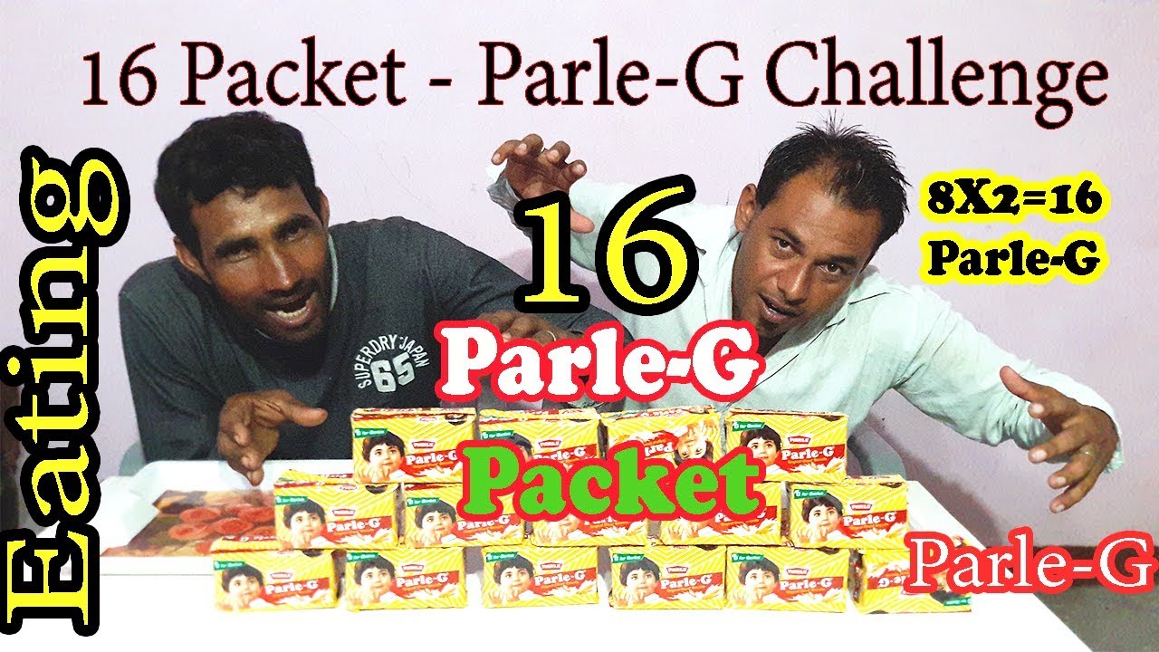 Parle-G Challenge india Record | 16 Parle-G Packet Eating Challenge | Crazy Food Challenge