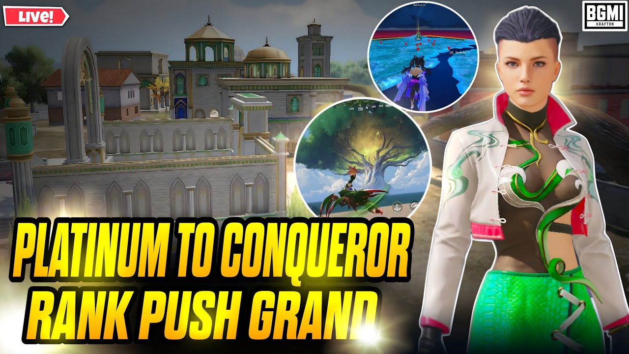 🔴Platinum to Conqueror Duo Live Rank Push BGMI | Live With Mr Oxygen Official | 