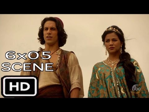Once Upon a Time 6x05 "Aladdin and Jasmine opens the Door in Desert" Scene Season 6 Episode 5