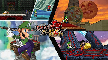 SSF2 Mods: Showcase Luigi Resprites v1 by (DonVagabund 000)