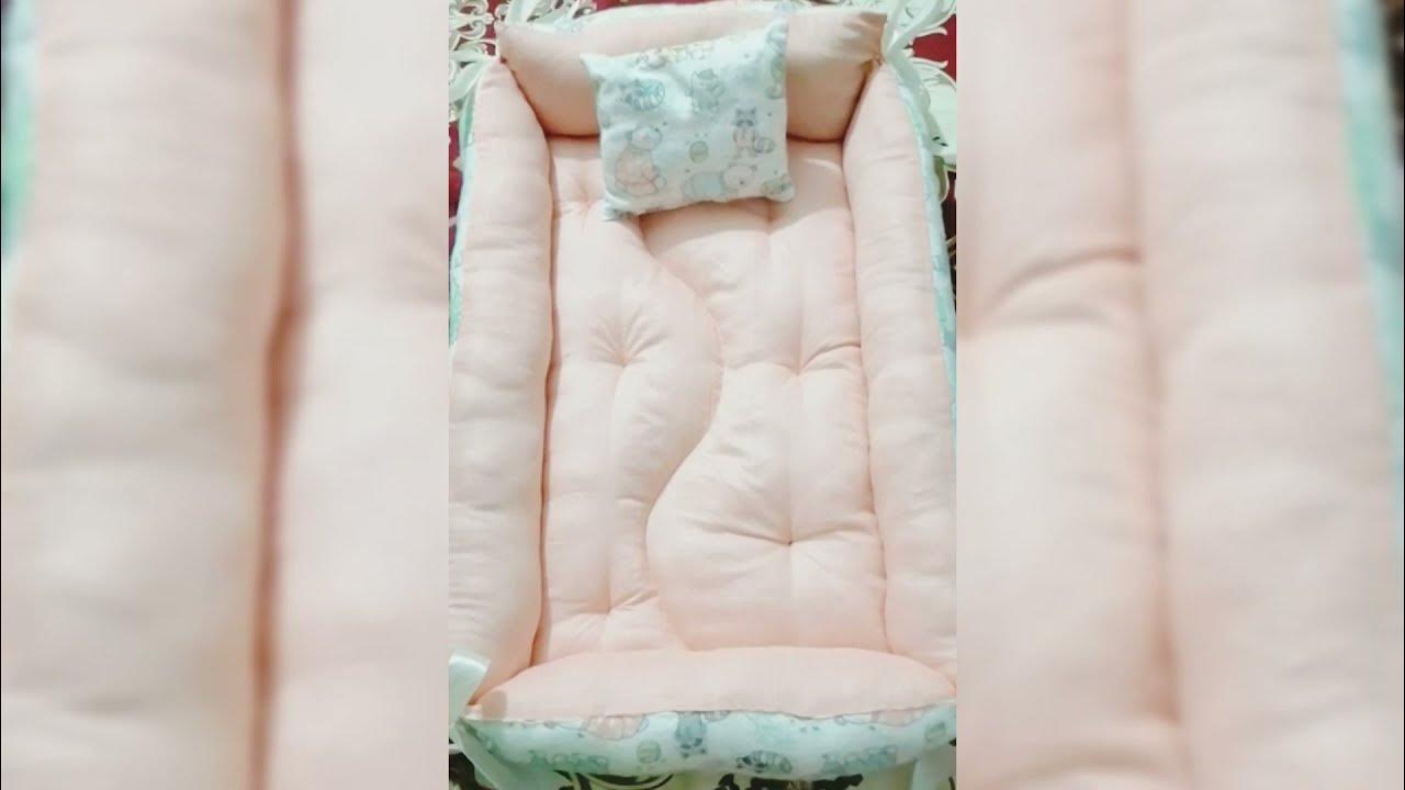 How to make baby nest at home/babybed for newborn babies YouTube