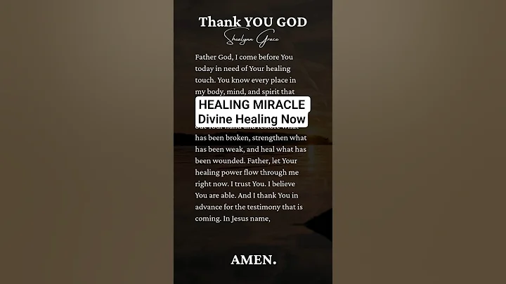 A Divine Healing Miracle is Coming | Powerful Prayer for Healing & Restoration