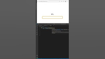 Progress Bar Loading with HTML CSS JS in 20 Sec!