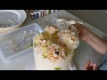 How to make buttercream flower cake (peony, rose,Delphinium)