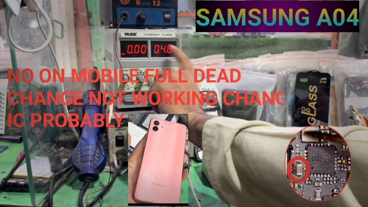 How To Samsung A04 Dead  Problem Repair | Samsung A04 Charging Not Working Charging Ic Problem