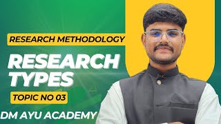 Research Types Explained 🔬 | Research Methodology Topic 3 | Final Year BAMS | DM AYU ACADEMY
