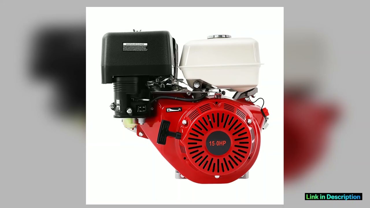 4 Stroke 15HP 420CC Gas Engine Gas Engine Motor 9700W Gasoline Engine Single Cylinder Air Cooling