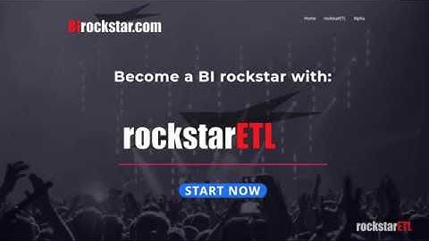 Loading data from Google Cloud Storage into BigQuery using rockstarETL