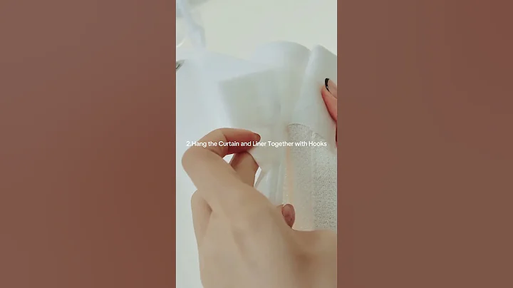 How to Hang Bathroom Curtains？ #diy #shower #bathroomdecor